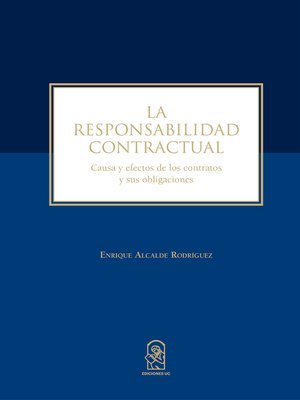 cover image of Responsabilidad contractual